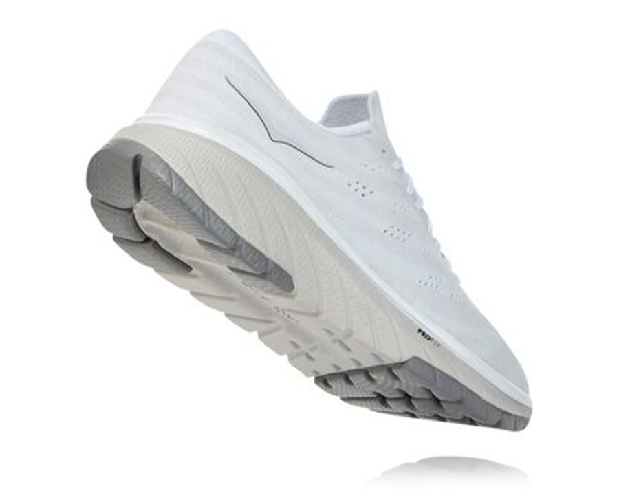 Running Shoes Mens - Hoka One One Cavu 3 - White - DIROBNF-69